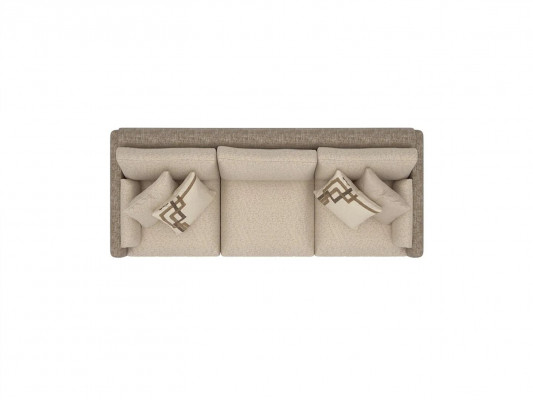 Neu Dreisitzer Sofa Beige Polstermöbel Couch Wohnzimmer Luxus Design