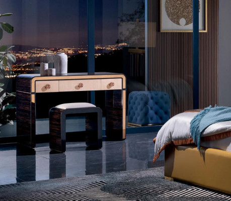 Luxus Bett Schlafzimmer Leder Polster Doppel Betten Metall Design