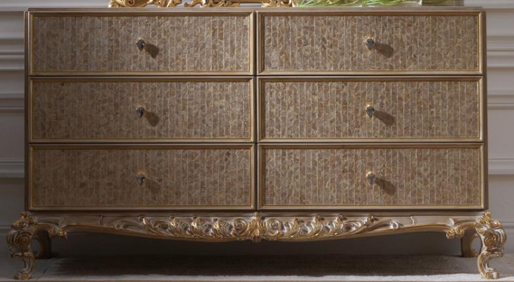 Kommode Wohnzimmer Kommoden Schubladen Holz Sideboard Schrank Schränke Massiv
