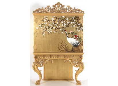 Anrichte Buffet Wohnzimmer Schrank Wohnzimmer Echtes Holz italienische Möbel Neu