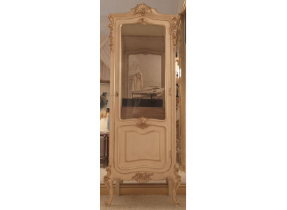 Möbel Massive Holz Vitrinen Glas Schrank Echtholz Anrichte Vitrine Wohnzimmer