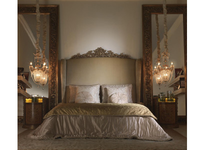 Chesterfield Großes Bett Kopfteil Betten Barock Rokoko Königlicher Stil Möbel