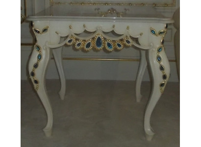 Konsole Barock Beistelltisch Glas Tisch Italienische Möbel Wohnzimmer Tische Neu