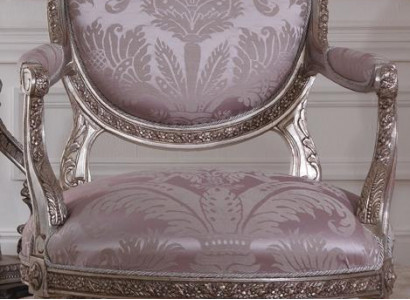 Stuhl Sitzbezug Designer Textil 1 Sitzer Sofa Polster Material Holz Klassiker