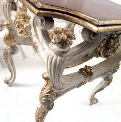 Beistelltisch Tisch Couchtisch Wohnzimmertisch Holz Royal Beistell Barock Tische