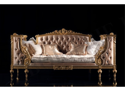 Sofa Dreisitzer Couch Polster Möbel Chesterfield Barock Rokoko Antik Stil Neu