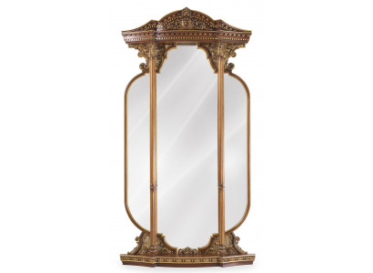 Wandspiegel Spiegel Schnitzerei Italienische Einrichtung Möbel 125x224cm Neu