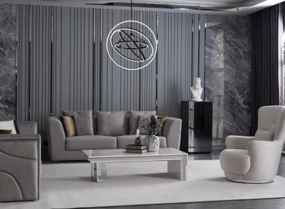 Villa Möbel Einrichtung Europäische Möbel Wohnzimmer Set Sofagarnitur 3tlg.
