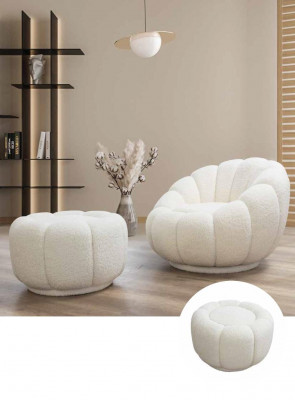 Luxus Sessel Club Fernseh Textil Einrichtung Möbel Lounge Relax Stuhl