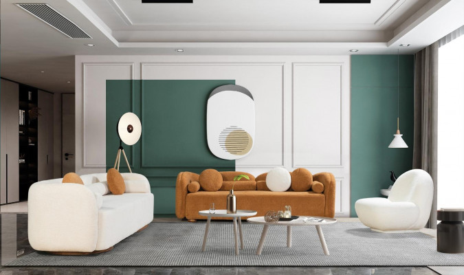 Runder Sessel Fernseh Stuhl Einsitzer Polster Sitzmöbel Lounge Stühle