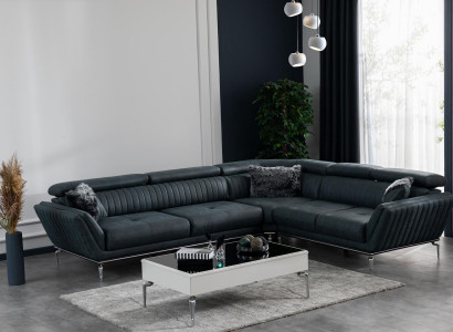 Wohnzimmer Set Ecksofa L Form Couchtisch Modernes Polster 2tlg Möbel
