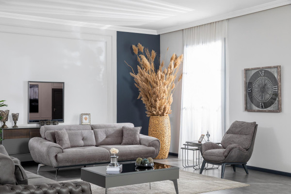Sofagarnitur 3+1Sitzer Set Couchtisch Beistelltisch Design Polster Meble