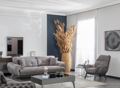 Sofagarnitur 3+1Sitzer Set Couchtisch Beistelltisch Design Polster Meble