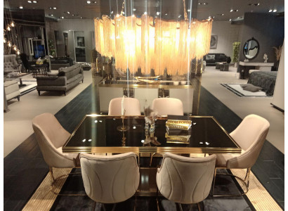 Glastisch Esszimmer Esstisch Tische Design Esstische Glastische Tisch 179x95cm