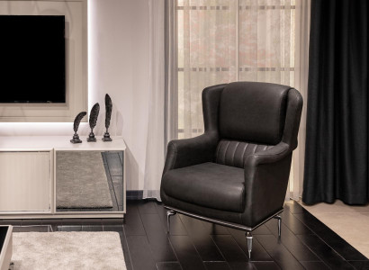 Wohnzimmer Sessel Designer Lounge Set Luxus braun Lounge Club Möbel