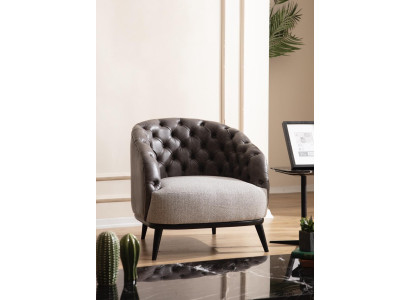Luxus Sessel Chesterfield Einsitzer Couch Möbel Lounge Club Sofa 1er