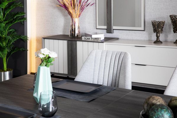 Designer Esszimmer Stuhl Graue Lehnstühle Küchenstühle Stühle Lehnstühle