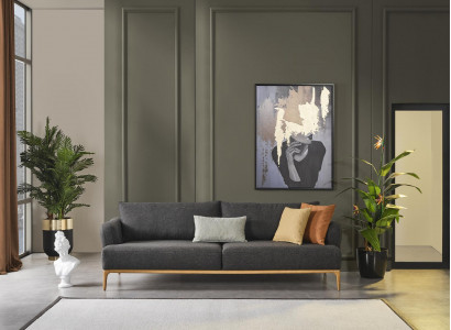 Sofa 4 Sitzer Luxus Design Couch Sofas Luxus Polster Möbel Modern 274cm