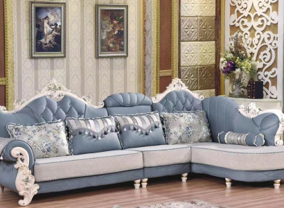 Eckcouchen Stoff Wohnlandschaft Ecksofa L Form Sofa Eckgarnitur