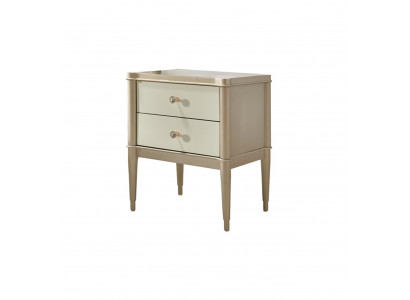 Nachttisch Beistelltisch Tisch Holz Tische Möbel Nachttische Beige Schlafzimmer