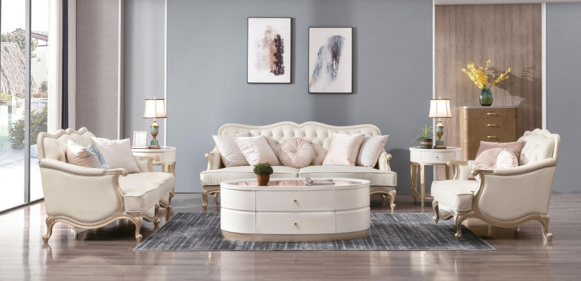 Wohnzimmer Sofagarnitur 3+2+1 Sitzer Set Polster Couchen Stoff Design