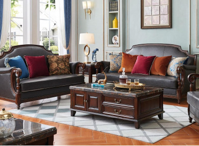 Sofa Sofagarnitur 3+2 Sitzer Set Design Couch Klassisch Garnitur