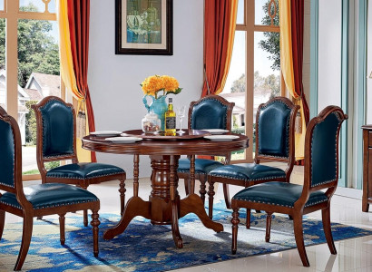 Komplett Set Esstisch 6 Stühle Esszimmer Set Ess Gruppe Holz 7tlg