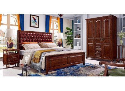 Design klassisch Betten Möbel Bett 2 Nachttische 3tlg.Schlafzimmer Set