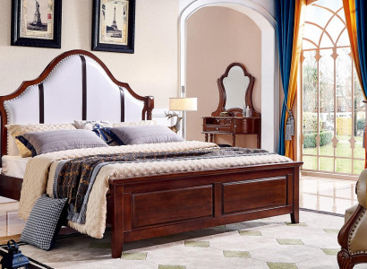 Schlafzimmer Betten Doppel Bettrahmen Holz Doppelbett Polster Bett