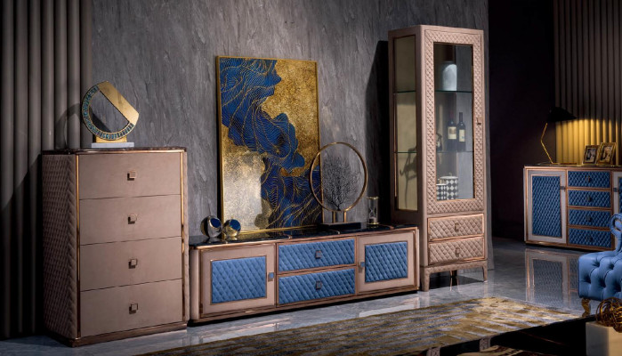 Kommode Hoch Schrank Side Low Board Kommoden Designer Edel Dekor Luxus