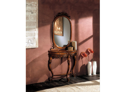 Tische Konsolen Tisch Side Schlaf Zimmer Holz Spiegel + Konsolentisch Kommoden
