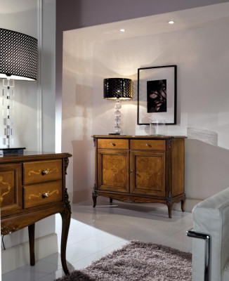 Kommode Wohnzimmer Kommoden Schubladen Holz Kleiderschränke Massiv Sideboard Neu
