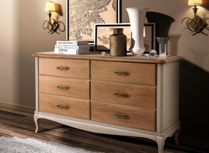 Wohnzimmer Kommode Kommoden Schubladen Holz Diener Fall Kabinett Massiv Neu