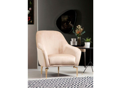 Sessel Einsitzer Luxus Polster Sitz Designer Textil Sitz Stoff Modern