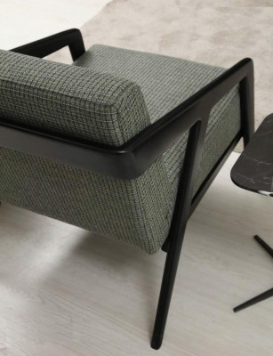 Sessel Sitzer Wohnzimmer Stoff Polyester Stil Modern Design Luxus 