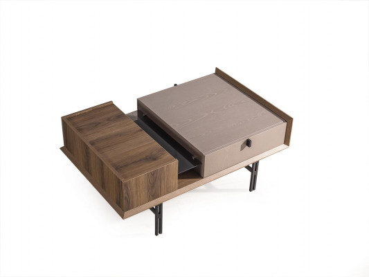 Luxuriöser Brauner Couchtisch Designer Couchtische Wohnzimmer Tische