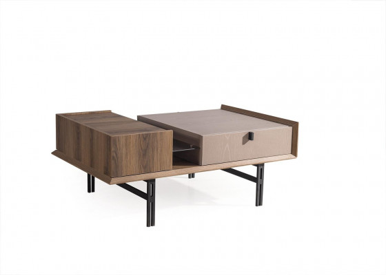 Luxuriöser Brauner Couchtisch Designer Couchtische Wohnzimmer Tische