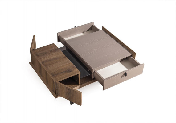 Luxuriöser Brauner Couchtisch Designer Couchtische Wohnzimmer Tische