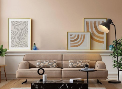 Sofa 3 Sitzer Designer Sofa Couch Sofas Couchen Stoff Textil Neu Polster