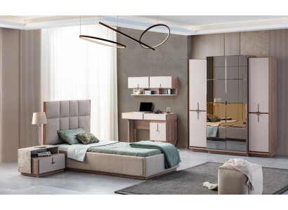  Moderne Kinderzimmer Möbel Designer Bett Schreibtisch Wandschrank Neu