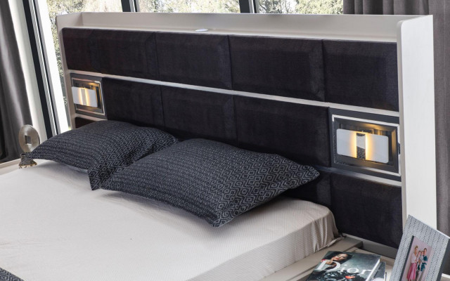  Schlafzimmer Garnitur Luxus Bett Designer Schminktisch Konsole 5tlg Set