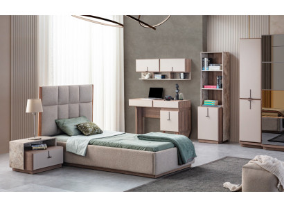 Komplette Kinderzimmer Garnitur Luxus Bett 1x Nachttische Bücherregal