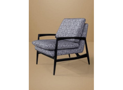  Grauer Textil Sessel Wohnzimmer Armlehnensessel Moderner Einsitzer Neu