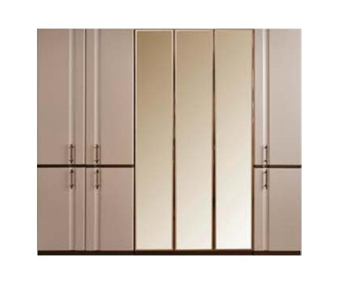 Beiger Kleiderschrank Luxus Schrank 6-türiger Schlafzimmer Schrank Neu