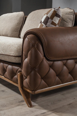 Stilvolles 3-Sitzer Sofa Designer Wohnzimmer Couch Exklusiver Dreisitzer