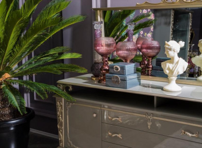 Sideboard mit Spiegel Wohnzimmer Design Neu Möbel Konsole Sideboard Holz