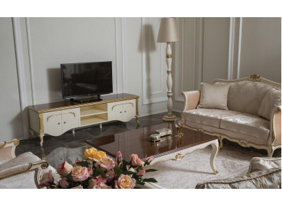 Luxus set Couchtisch tv Schrank Sofa Couch Polster Set Garnitur 3tlg. Neu