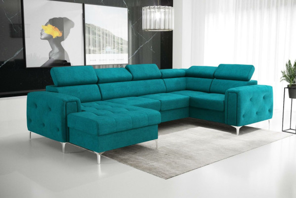 Wohnlandschaft Design Ecksofa Textil Couchen Sofas U Form Sofa Couch Polster Neu