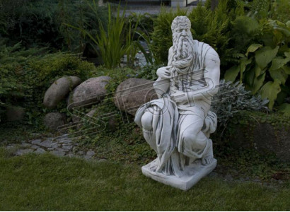 Wassermann Figur Statue Garten Dekoration Poseidon Gott Figuren