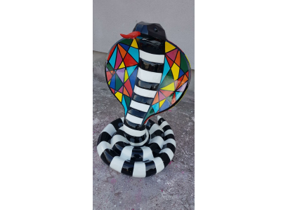 Designer Abstrakte Moderne Figur Kobra Schlange Garten Skulpturen Dekoration